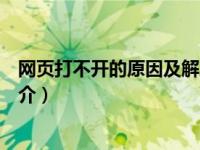网页打不开的原因及解决方法（部分网页打不开解决办法简介）