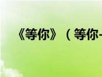 《等你》（等你-佘诗曼演唱的歌曲简介）