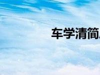 车学清简历（车学沇简介）