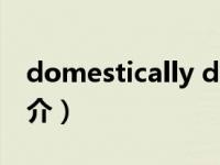 domestically designed（domestically简介）