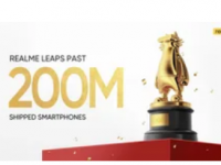 Realme宣布全球智能手机出货量达到2亿部
