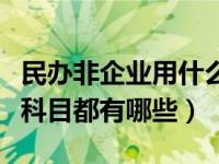 民办非企业用什么会计制度（民办非企业会计科目都有哪些）