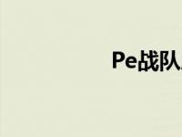 Pe战队欣乐（pe战队）