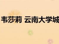 韦莎莉 云南大学城建学院（云南大学韦莎莉）