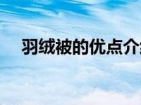 羽绒被的优点介绍海报（羽绒被的优点）
