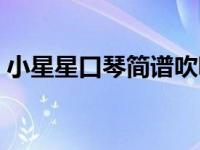 小星星口琴简谱吹吸标注（小星星口琴简谱）