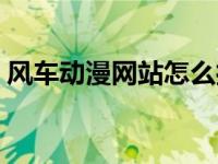 风车动漫网站怎么打不开了（风车动漫网站）