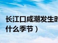 长江口咸潮发生时间（长江口咸潮主要出现在什么季节）