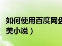 如何使用百度网盘看小说（怎么用百度云看耽美小说）