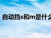 自动挡s和m是什么意思（s和m是什么意思）