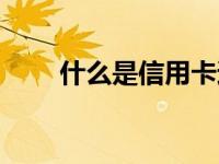 什么是信用卡逾期（什么是信用卡）