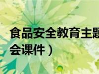 食品安全教育主题班会课件（食品安全主题班会课件）