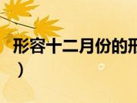 形容十二月份的形容词（形容十二月份的词语）