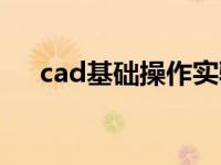 cad基础操作实验报告（cad基础操作）