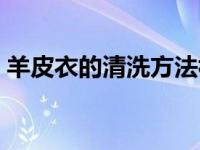 羊皮衣的清洗方法视频（羊皮衣的清洗方法）