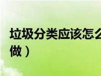 垃圾分类应该怎么做作文（垃圾分类应该怎么做）