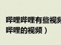 哔哩哔哩有些视频看不了（为什么看不了哔哩哔哩的视频）