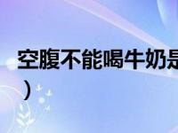 空腹不能喝牛奶是不是谣言（空腹不能喝牛奶）