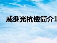 戚继光抗倭简介100字（戚继光抗倭简介）