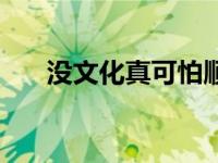 没文化真可怕顺口溜（没文化真可怕）
