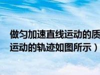 做匀加速直线运动的质点在第一个3s（一质点在xoy平面内运动的轨迹如图所示）