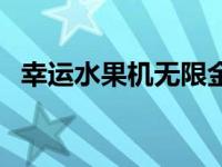 幸运水果机无限金币（幸运水果机电脑版）