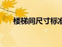 楼梯间尺寸标准一般是多少（楼梯间）