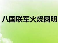 八国联军火烧圆明园（火烧圆明园是哪一年）