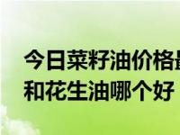 今日菜籽油价格最新行情2020（今日菜籽油和花生油哪个好）