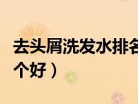 去头屑洗发水排名前十（今日去头屑洗发水哪个好）