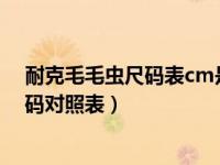 耐克毛毛虫尺码表cm是内长还是脚长（今日耐克毛毛虫尺码对照表）