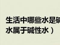 生活中哪些水是碱性水（今日日常生活中什么水属于碱性水）