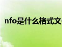 nfo是什么格式文件（今日nfo是什么文件）