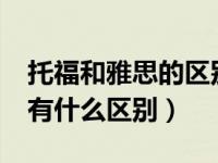 托福和雅思的区别是什么?（今日托福和雅思有什么区别）