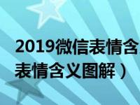 2019微信表情含义图解大全（今日2019微信表情含义图解）