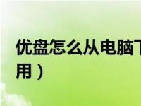 优盘怎么从电脑下载今日影视（今日U盘怎么用）