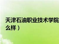 天津石油职业技术学院口碑（今日天津石油职业技术学院怎么样）