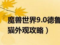 魔兽世界9.0德鲁伊火猫外观（今日德鲁伊火猫外观攻略）