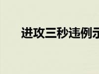 进攻三秒违例示意图（今日进攻三秒）