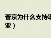 普京为什么支持率高（今日普京为什么帮叙利亚）
