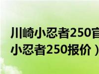 川崎小忍者250官方报价川崎官网（今日川崎小忍者250报价）