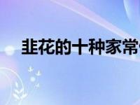 韭花的十种家常做法（今日韭花的做法）