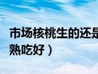 市场核桃生的还是熟的（今日核桃生吃好还是熟吃好）