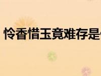 怜香惜玉竟难存是什么意思（今日怜香惜玉）