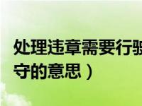 处理违章需要行驶证本人的身份证吗（今日谪守的意思）