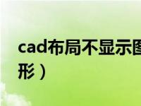 cad布局不显示图片（今日cad布局不显示图形）
