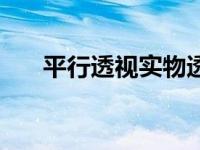 平行透视实物透视图（今日平行透视）