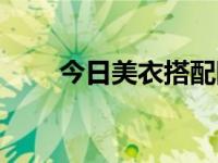 今日美衣搭配图片大全（今日美感）