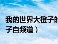 我的世界大橙子的自频道（今日我的世界大橙子自频道）