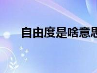 自由度是啥意思（今日自由度怎么算）